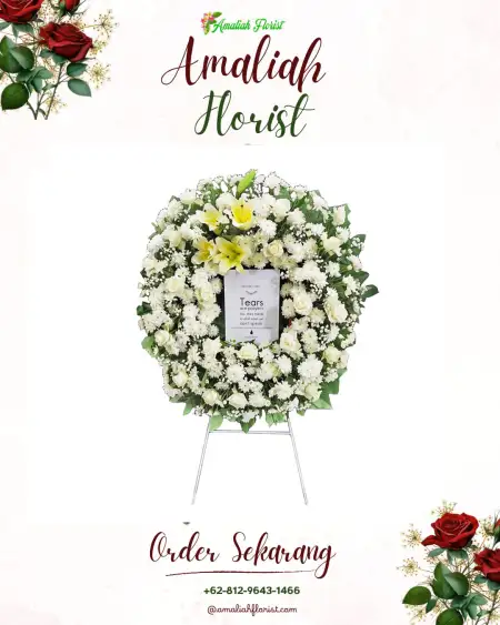 Krans Bunga Duka Balai Asri Pusdai Bandung